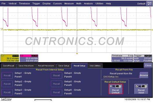 圖四 恢複出廠默認設置