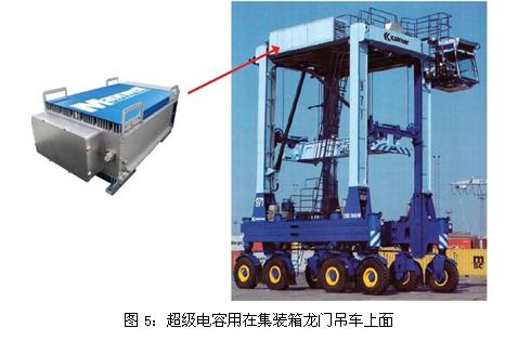超級電容用在集裝箱龍門吊車上麵