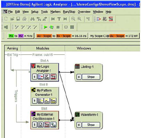 圖2. 係統配置菜單和模塊間總線
