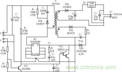一種具有掉電保護功能的複合型開關電源