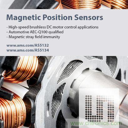 圖題：奧地利微電子推出可靠、準確的位置傳感器芯片