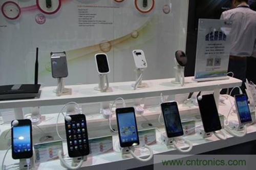 圖2：基於聯芯雙核/四核平台的多款智能終端機型閃亮登場。