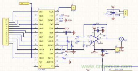 基於DAC902和DAC7621的DDS係統