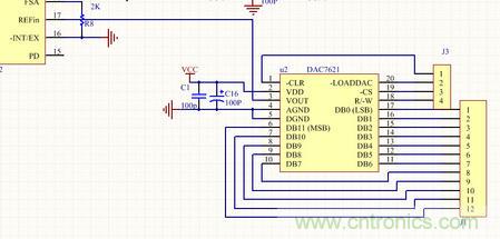基於DAC902和DAC7621的DDS係統