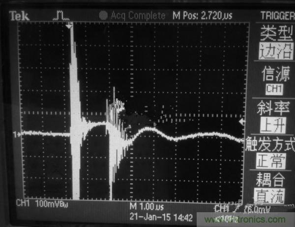 高人指點：反激初級電流波形異常如何解決？