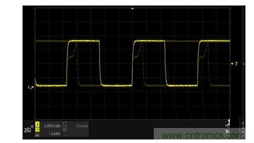 330，000wfms/s波形刷新率下觀察的波形信息