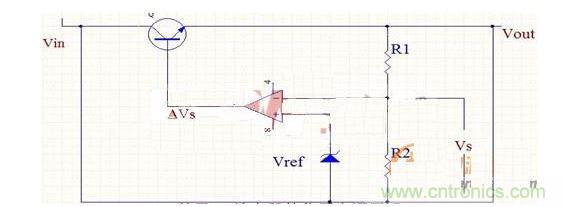 基於OP放大器的穩壓電源原理