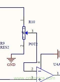在電路中滑動阻值時，電位器的電壓會發生什麼變化？
