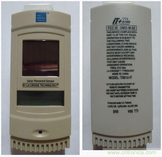 圖1：拆解前TX61U-IT的正麵和背麵圖片。