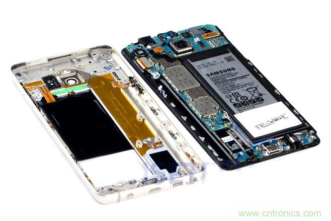 Galaxy Note5拆解，與S係列差距日漸模糊