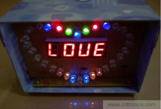 零基礎小白也可以做的愛心彩燈，送給心愛的Ta