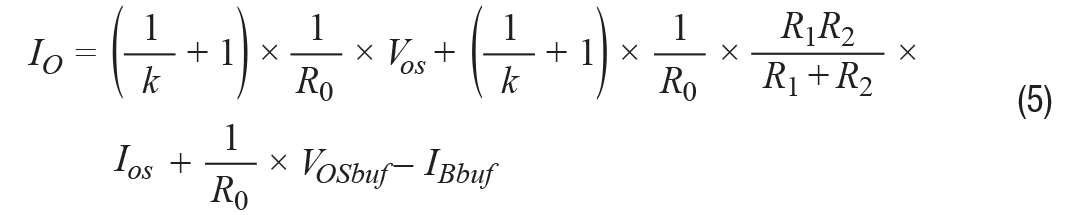 高精度、快速建立的大電流源