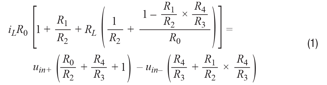 高精度、快速建立的大電流源