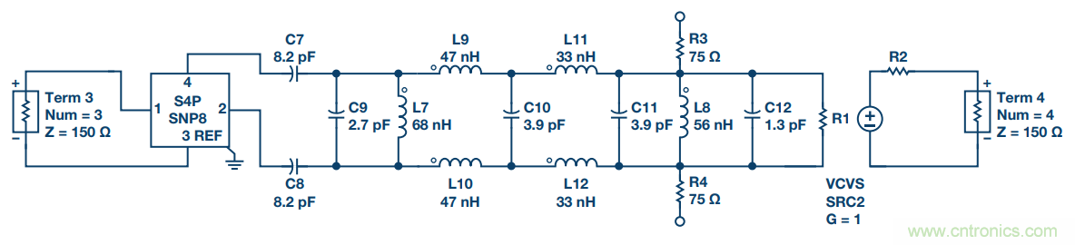 通信係統中接收鏈的差分濾波器設計