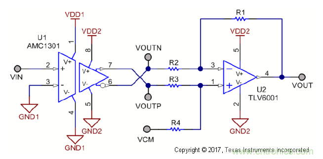 應用於電機驅動的隔離運放單端和差分輸出對采樣性能的影響