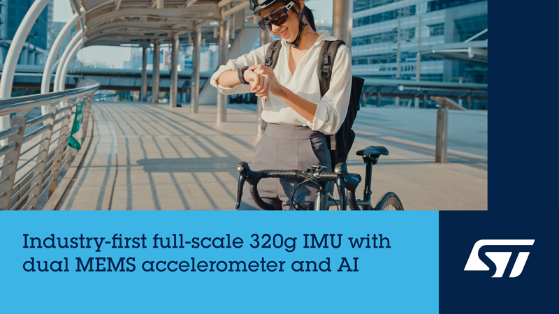運動追蹤+衝擊檢測雙感知！意法半導體微型AI傳感器開啟智能設備新維度