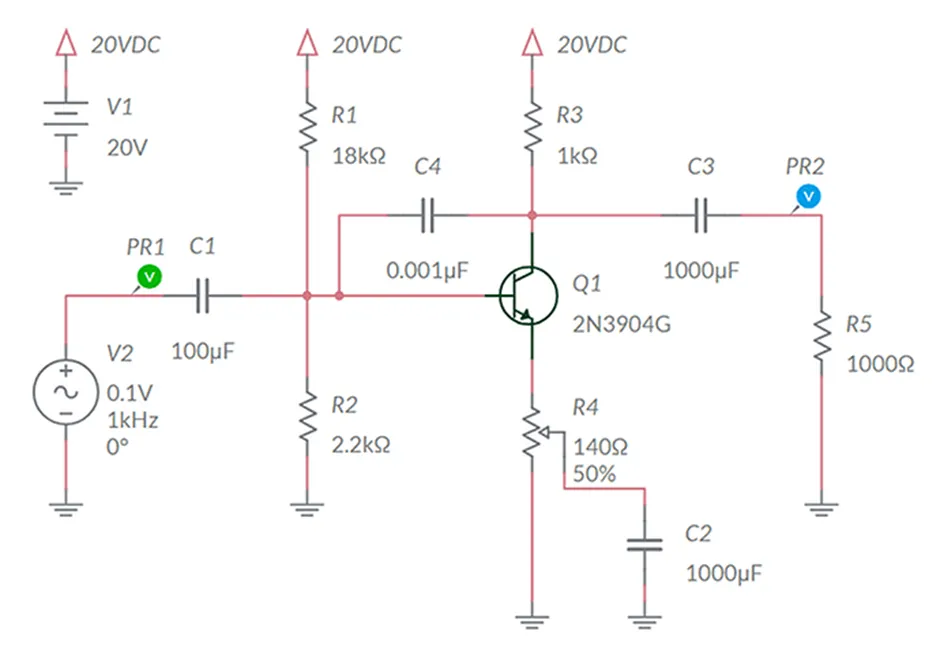 兩張圖說清楚共射極放大器為什麼需要發射極電阻 兩張圖說清楚共射極放大器為什麼需要發射極電阻
